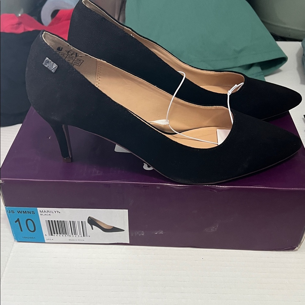 Black Pointed Toe Heels